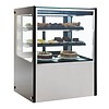 Polar Vitrine réfrigérée multiple | acier inoxydable | 300 litres