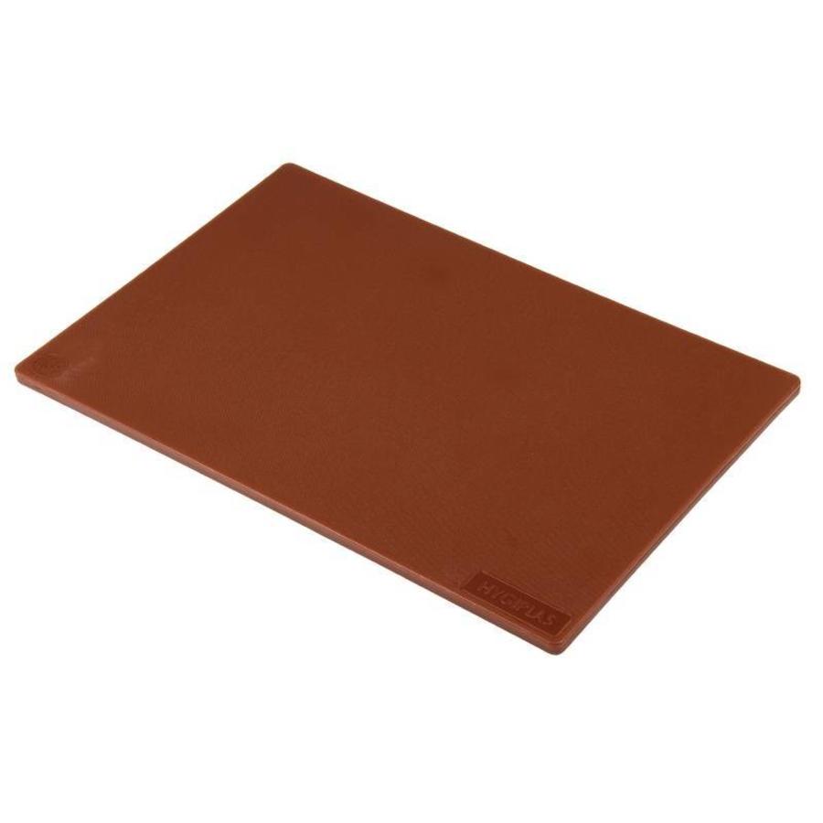 Planche à découper en plastique 450x300x12mm | 6 couleurs
