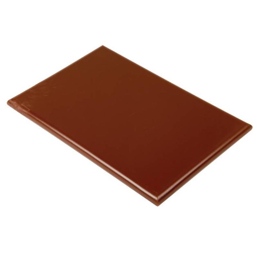 Planche à découper en plastique | 450 x 300 x 25 mm | 6 couleurs