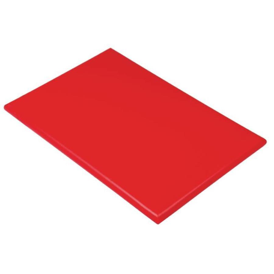 Planche à découper en plastique | 450 x 300 x 25 mm | 6 couleurs
