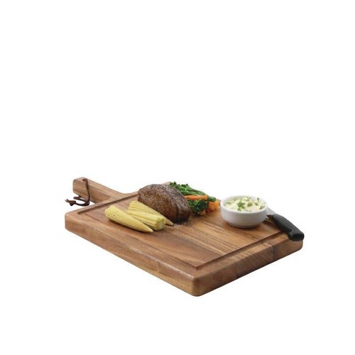  HorecaTraders Dark Tuscan Steak Board 