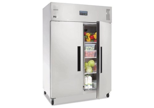  Polar Réfrigérateur de restauration | acier inoxydable | 2 portes | 1200L | G594 