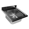 HorecaTraders Stainless steel sink top | 70x70cm