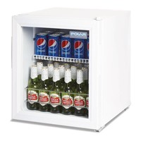 Mini-réfrigérateur haut de gamme | Blanc | Double vitrage | 46 litres