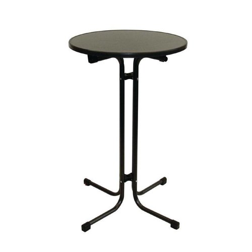  HorecaTraders Stehtisch Klappbar Grau | Ø80 cm 