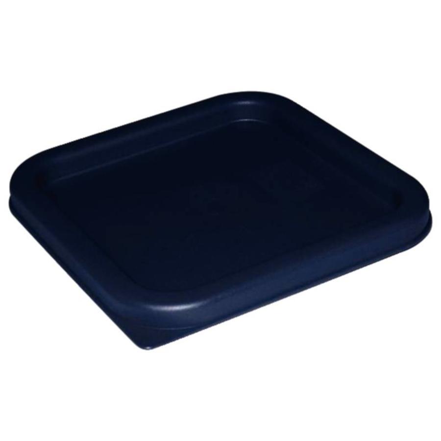 Couvercle carré bleu | 3 formats
