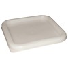 Olympia White Square Lid | 3 Formats