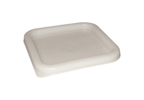  Olympia White Square Lid | 3 Sizes 