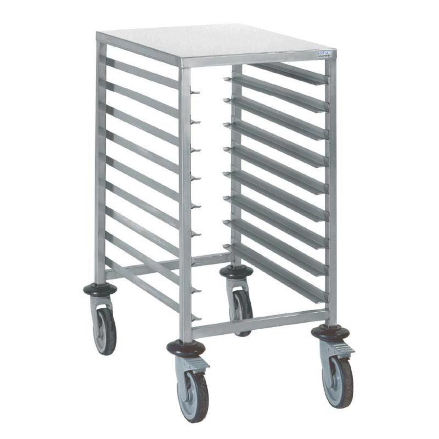 Euronorm shelf trolley 9 tiers | 60 x 40 cm