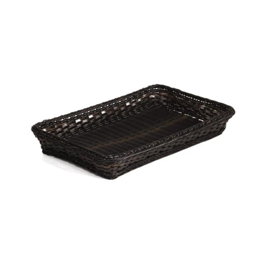 Bread basket black for buffet | 6 sizes