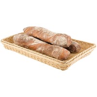 Bread basket light brown for buffet | 6 formats