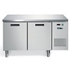 Afinox Refrigerated workbench Forced | Stainless steel 2 doors | 140 x 70 x 81 cm