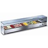 Afinox Vitrine réfrigérée statique avec verre | 126x39,5x(h)43 cm