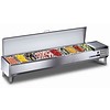 Afinox Display case Refrigerated | Stainless Steel Lid | 4x 1/3 GN or 8x 1/6 GN