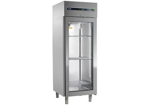  Afinox Company refrigerator with glass door 700 liters 73x84x209cm 