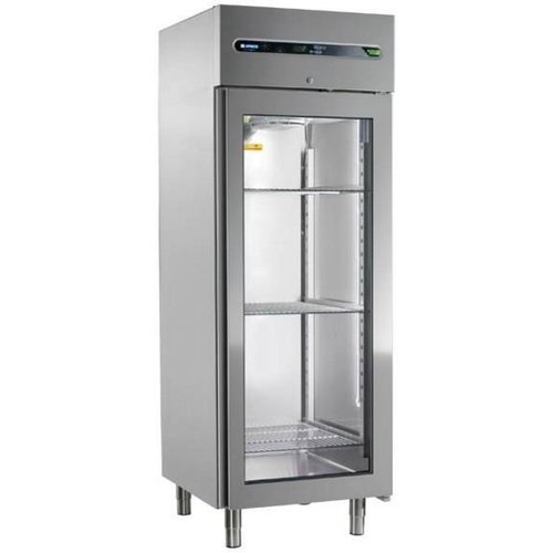  Afinox Company refrigerator with glass door 700 liters 73x84x209cm 