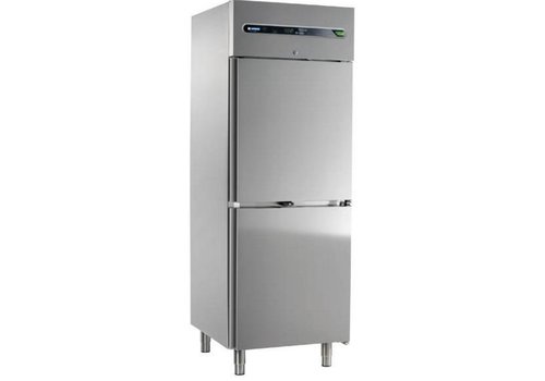  Afinox Forced Cooling Fridge Double Door | Stainless Steel | 700 Liters | 73x54x209cm 