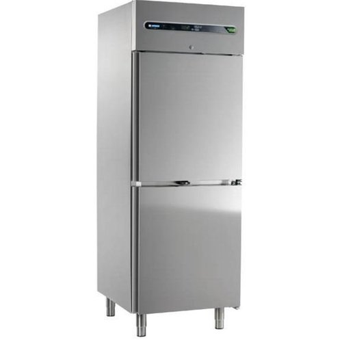  Afinox Forced Cooling Fridge Double Door | Stainless Steel | 700 Liters | 73x54x209cm 