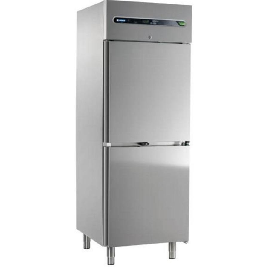 Forced Refrigerator Double Door | Stainless steel | 700 liters 73x54x209cm