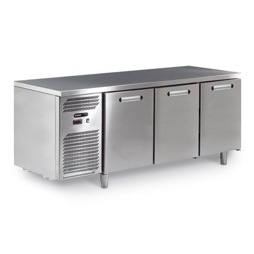  Afinox Forced Cooling Workbench with 3 Doors Stainless Steel | 172 x 60 x 85 cm 