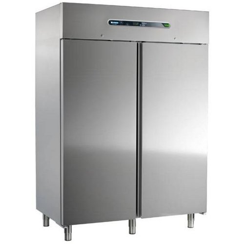  Afinox Réfrigération forcée | Acier inoxydable 2 portes | 1400 litres | 147x84x209cm 
