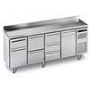 Afinox Forced Freezer Workbench | 4 doors | 230x70x86 cm