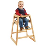 Chaise haute Hospitality Naturelle - EMPILABLE