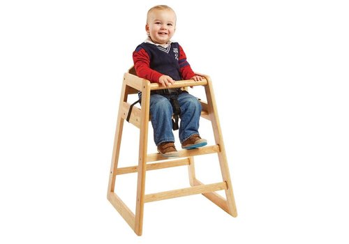  Bolero Catering High Chair Natural - STACKABLE 