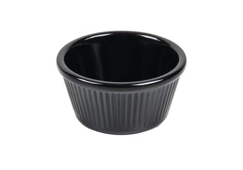  HorecaTraders Schwarze Auflaufform | 2 Formate 