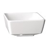 HorecaTraders Melamine square bowl white | 5 Formats
