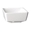 Melamine square bowl white | 5 sizes