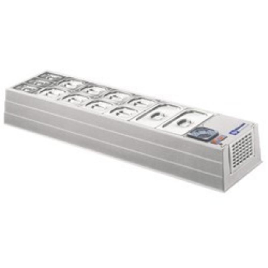 Display case Refrigerated | Without glass | 14 x 1/6 GN