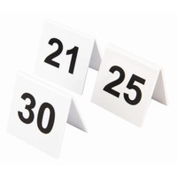 Table numbers 1 to 40 | 4 choices