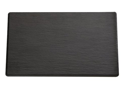  APS Plat de service en mélamine noir | 5 formats 