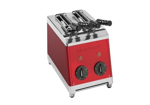  Milan Toast Red Sandwich Machine | 2 cuts 