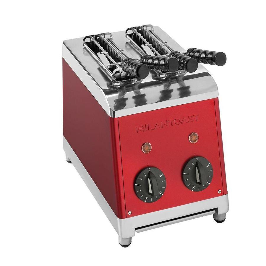 Machine à sandwich rouge | 2 tranches