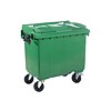 Conteneur à déchets en plastique vert | 3 tailles