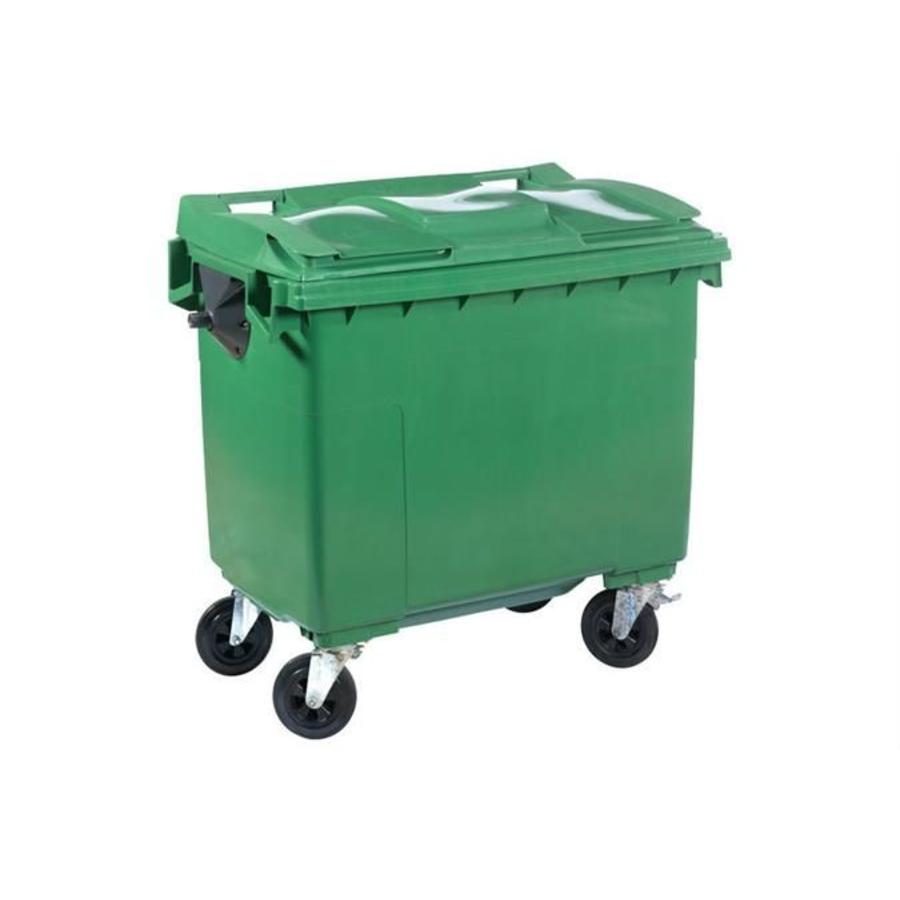 Kunststof Afvalcontainer Groen | 3 formaten