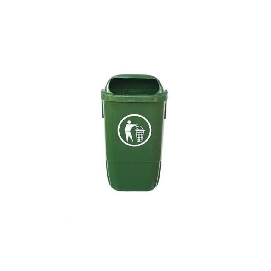 Verschließbarer Papierkorb 50 Liter | 2 Farben