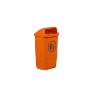 Lockable Paper Basket 50 Liters | 2 Colors