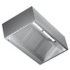 Combisteel Dunstabzugshaube mit Beleuchtung Edelstahl | 160x110x45cm