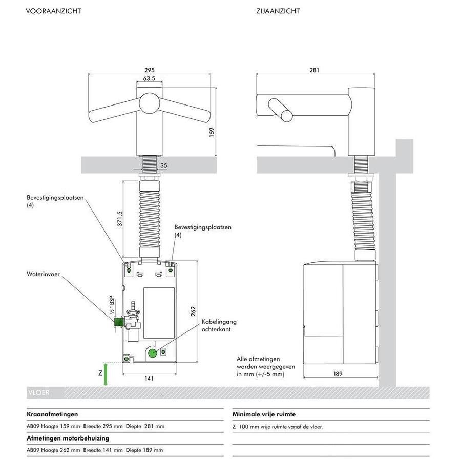 Airblade Tap | Ab 11 | wall mounting