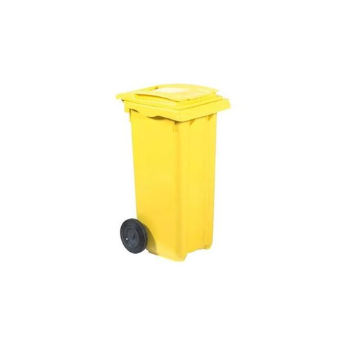  HorecaTraders Afvalcontainer met Wielen 120 Liter | 5 Kleuren 