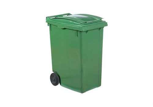  HorecaTraders Afvalcontainer met Wielen 360 Liter | 2 Kleuren 