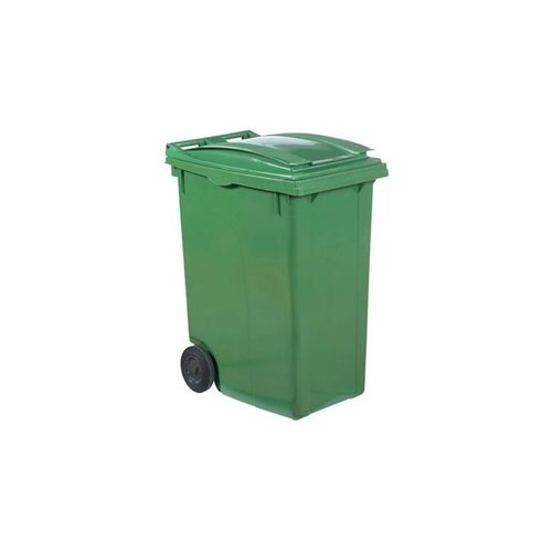  HorecaTraders Afvalcontainer met Wielen 360 Liter | 2 Kleuren 