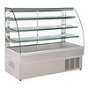 HorecaTraders Cake display case Refrigerated 147x75x133 cm