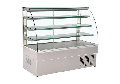  HorecaTraders Cake Display Refrigerated 147x75x133 cm 