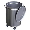 HorecaTraders Stainless steel waste bin | 100 litres