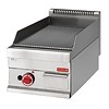 Gastro-M Plaque de cuisson à gaz nervurée | 40(l) x 65(p) x 28(h)cm