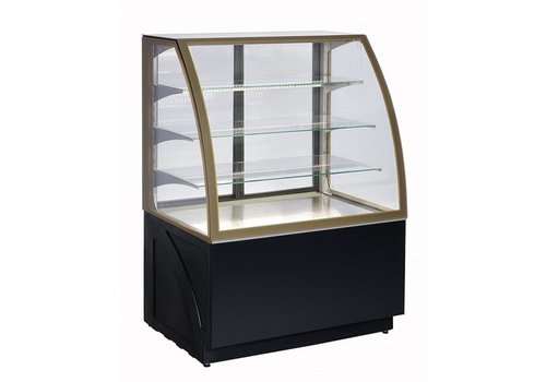  HorecaTraders Pastry display case Wouter 100x76x141 cm 